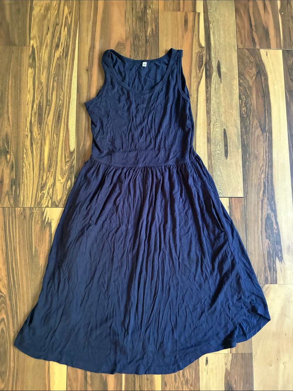Classic Navy Sleeveless Dress - Women's
